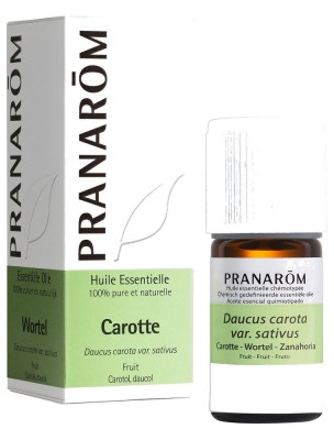 Image de Carotte - Huile essentielle Daucus carota var. sativus 5 ml - Pranarôm depuis Achetez les produits Pranarôm à l'herboristerie Louis (2)