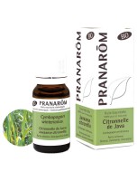 Image de Citronnelle de Java Bio - Huile essentielle Cymbopogon winterianus 10 ml - Pranarôm depuis Solutions Naturelles pour votre Santé | Louis Herboristerie (28)