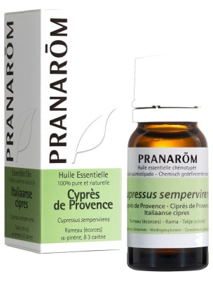 Image 81752 supplémentaire pour Cyprès de Provence (Cyprès toujours vert) - Huile essentielle de Cupressus sempervirens 10 ml - Pranarôm