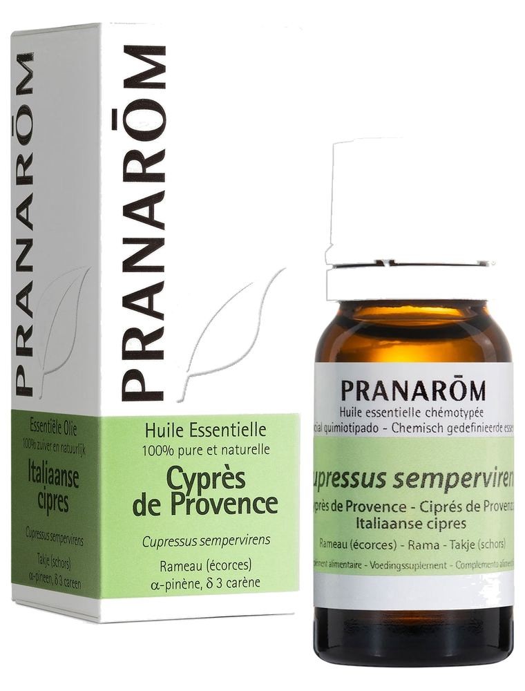 Image principale de la modale pour Cyprès de Provence (Cyprès toujours vert) - Huile essentielle de Cupressus sempervirens 10 ml - Pranarôm
