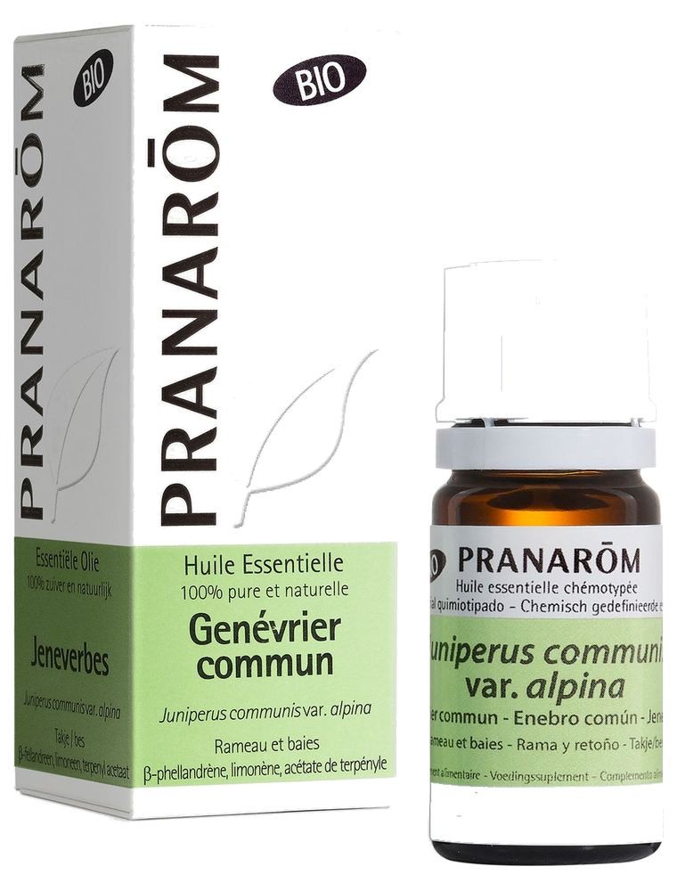 Image principale de la modale pour Genévrier Bio - Huile essentielle Juniperus communis var alpina 5 ml - Pranarôm