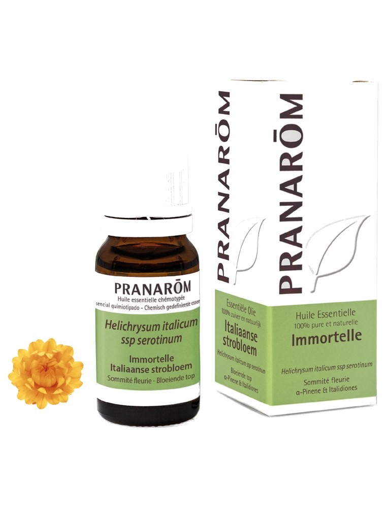 Image principale de la modale pour Hélichryse italienne (immortelle) – Huile essentielle d'Helichrysum italicum 10 ml - Pranarôm