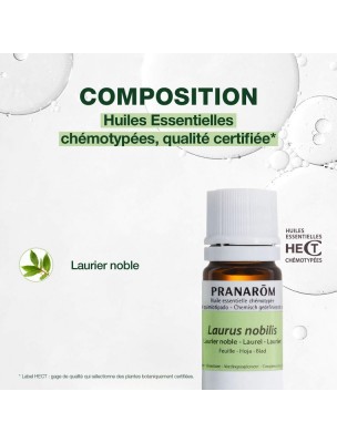 Petite image du produit Laurier noble - Huile essentielle de Laurus nobilis 5 ml - Pranarôm