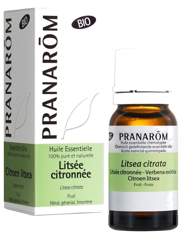 Image principale de la modale pour Litsée citronnée Bio - Huile essentielle Litsea citrata 10 ml - Pranarôm