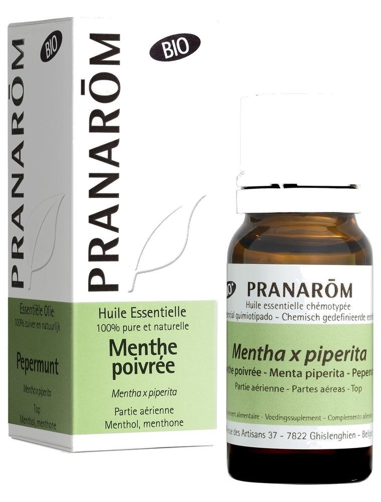 Image principale de la modale pour Menthe poivrée Bio - Huile essentielle Mentha piperita 10 ml - Pranarôm