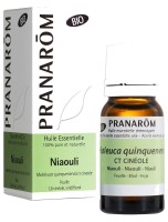 Image de Niaouli Bio - Huile essentielle Melaleuca quinquenervia 10 ml - Pranarôm depuis Solutions Naturelles pour votre Santé | Louis Herboristerie (73)