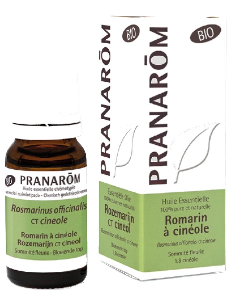Image principale de la modale pour Romarin à cinéole Bio - Huile essentielle Rosmarinus officinalis ct cineole 10 ml - Pranarôm