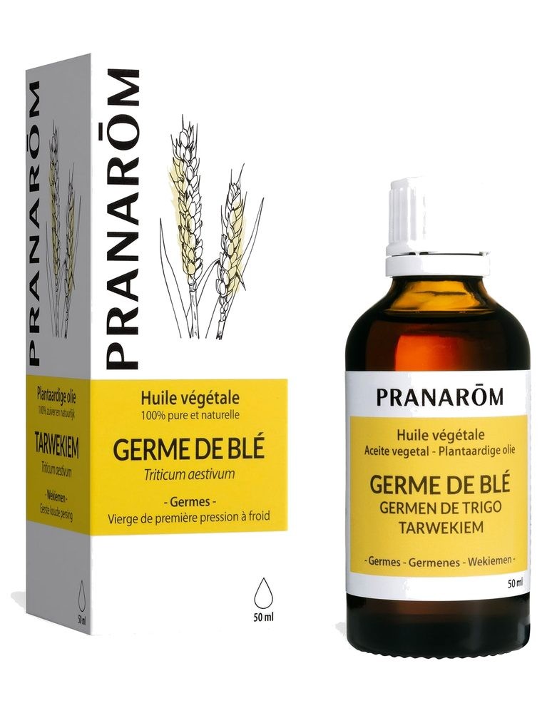 Image principale de la modale pour Germe de blé Vierge - Huile végétale Triticum vulgare 50 ml - Pranarôm