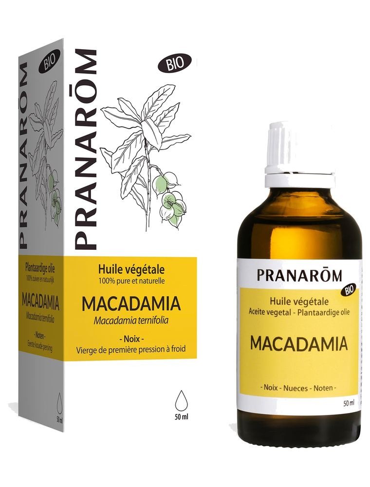 Image principale de la modale pour Macadamia Bio - Huile végétale vierge Macadamia integrifolia 50 ml - Pranarôm