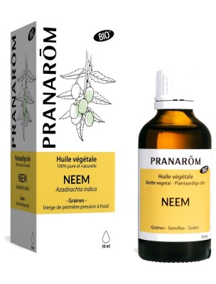 Image de Neem Bio - Huile végétale d'Azadirachta indica 50 ml - Pranarôm depuis Achetez les produits Pranarôm à l'herboristerie Louis (4)