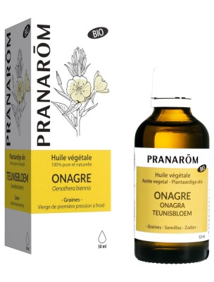 Image 82041 supplémentaire pour Onagre Bio - Huile végétale Oenothera biennis 50 ml - Pranarôm