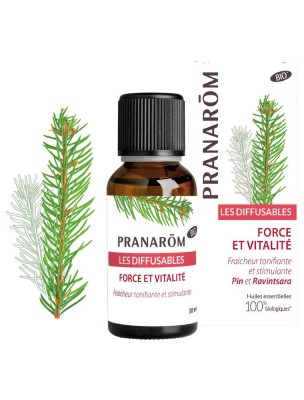 Image de Force et Vitalité Bio - Immunité Les Diffusables 30 ml - Pranarôm depuis Achetez les produits Pranarôm à l'herboristerie Louis (3)