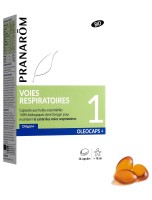 Image de Oléocaps + 1 Bio - Voies respiratoires 30 capsules d'huiles essentielles - Pranarôm depuis Solutions Naturelles pour votre Santé | Louis Herboristerie (74)