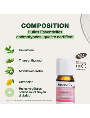 Image 82118 supplémentaire pour Pranabb Huile de massage - Défenses naturelles des bébés 10 ml - Pranarôm