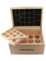 Image de Aromathèque Pranarôm - valisette vide petit modèle de 18 emplacements depuis Accessoires Huiles Essentielles | Louis Herboristerie