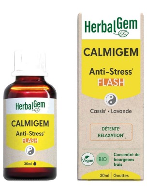 Image de CalmiGEM GC03 Bio - Stress et anxiété 30 ml - Herbalgem depuis louis-herboristerie