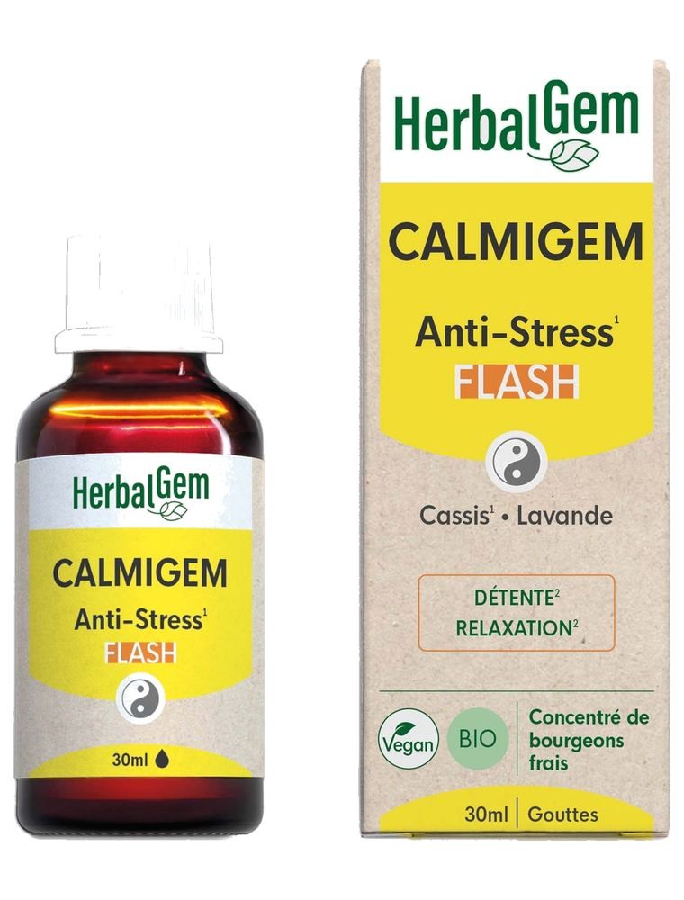 Image principale de la modale pour CalmiGEM GC03 Bio - Stress et anxiété 30 ml - Herbalgem