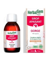 Image de Sirop Apaisant Bio - Gorge 250 ml - Herbalgem depuis Sirops Bio pour la Respiration | Louis Herboristerie