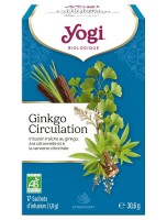 Image de Ginkgo - Mémoire 17 sachets - Yogi Tea depuis Solutions Naturelles pour votre Santé | Louis Herboristerie (49)