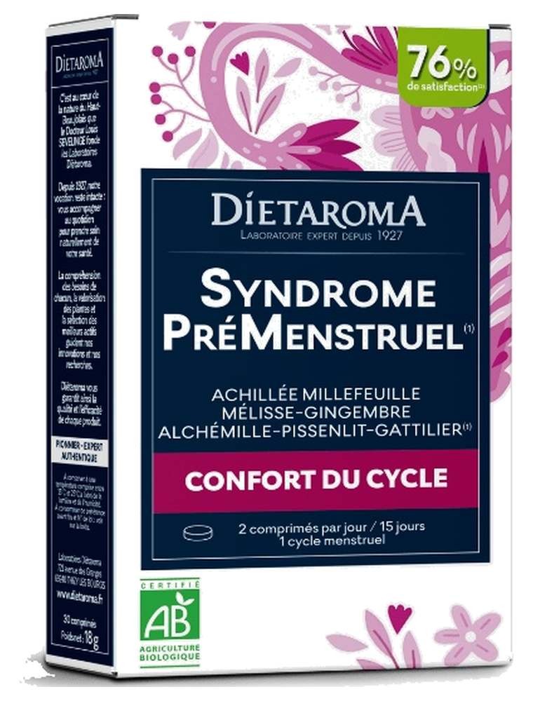 Image principale de la modale pour Syndrome PréMenstruel Bio - Cycle Menstruel 30 comprimés - Dietaroma
