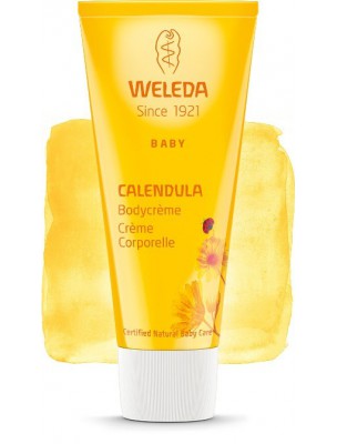 Image de Crème corporelle au Calendula pour Bébé - Soigne et protège 75 ml - Weleda depuis Produits de phytothérapie pour prendre soin de son corps