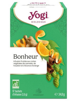 Image 82203 supplémentaire pour Bonheur - Remonte le moral 17 sachets - Yogi Tea