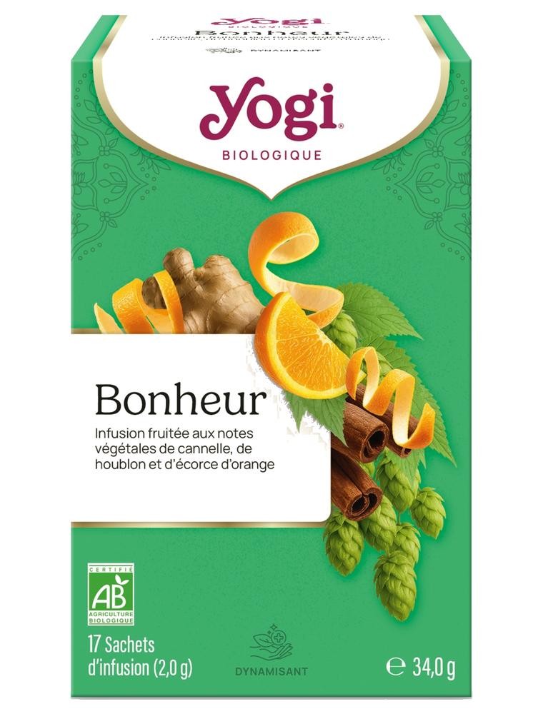 Image principale de la modale pour Bonheur - Remonte le moral 17 sachets - Yogi Tea