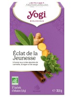 Image de Eclat de la Jeunesse - Plantes méditerranéennes 17 sachets - Yogi Tea depuis Solutions Naturelles pour votre Santé | Louis Herboristerie (38)