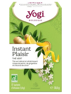 https://www.louis-herboristerie.com/82214-home_default/the-vert-au-jasmin-17-sachets-yogi-tea.jpg Image 82214 supplémentaire pour Instant Plaisir (Thé vert au Jasmin) - Réconfortant 17 sachets - Yogi Tea
