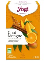 Image de Chaï Mangue Bio - Infusions Ayurvédiques 17 sachets - Yogi Tea depuis Solutions Naturelles pour votre Santé | Louis Herboristerie (25)