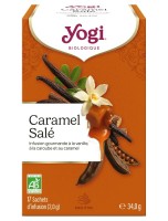 Image de Caramel Salé Bio - Infusions Ayurvédiques 17 sachets - Yogi Tea depuis Boissons chaudes naturelles | Louis Herboristerie
