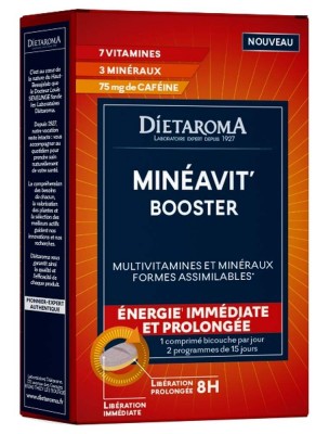 https://www.louis-herboristerie.com/82222-home_default/mineavit-booster-energie-immediate-et-prolongee-30-comprimes-dietaroma.jpg Image 82222 supplémentaire pour Minéavit Booster - Energie Immédiate et Prolongée 30 comprimés - Dietaroma