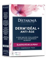 Image de Derm'Idéal + - Elasticité de la Peau 20 ampoules - Dietaroma depuis Solutions Naturelles pour votre Santé | Louis Herboristerie (35)