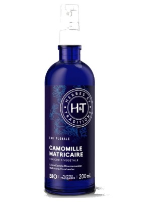 Image de Camomille Matricaire Bio - Hydrolat de Matricaria chamomilla 200 ml - Herbes et Traditions depuis Commandez les produits Herbes et Traditions à l'herboristerie Louis