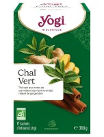 Image de Chaï vert - 17 sachets - Yogi Tea depuis Solutions Naturelles pour votre Santé | Louis Herboristerie (25)