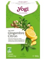 Image de Thé vert Gingembre Citron - Note inoubliable 17 sachets - Yogi Tea depuis Solutions Naturelles pour votre Santé | Louis Herboristerie (104)