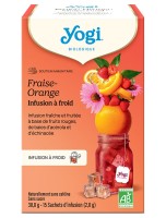 Image de Fraise-Orange Bio - Infusions à Froid 15 sachets - Yogi depuis Solutions Naturelles pour votre Santé | Louis Herboristerie (44)