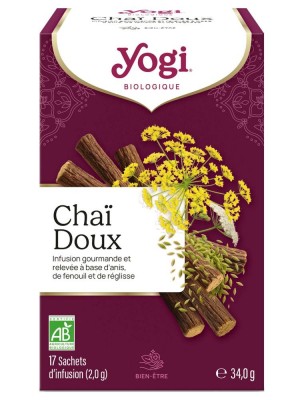 Image 82329 supplémentaire pour Chaï Doux - Aromatique 17 sachets - Yogi Tea