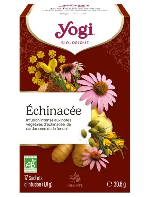 Image 82330 supplémentaire pour Echinacea - Défenses immunitaires 17 sachets - Yogi Tea