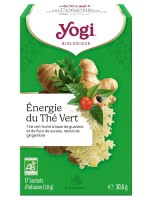 Image de Energie du Thé Vert - Fraîcheur 17 sachets - Yogi Tea depuis Solutions Naturelles pour votre Santé | Louis Herboristerie (39)