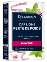Image de Cap Ligne Konjac et Chrome - Perte de poids 40 gélules - Dietaroma depuis Minéraux Essentiels pour Vitalité