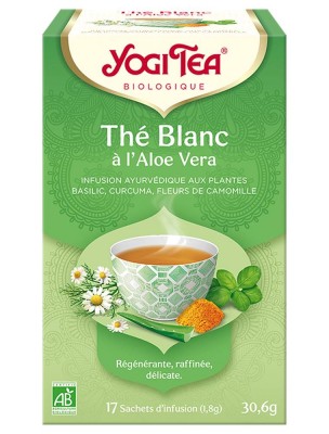 Image de Thé blanc - Bienfaisante, équilibrée et harmonieuse 17 sachets - Yogi Tea depuis Commandez les produits Yogi Tea à l'herboristerie Louis