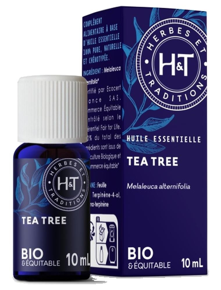Image principale de la modale pour Tea Tree Bio - Huile essentielle de Melaleuca Alternifolia 10 ml - Herbes et Traditions