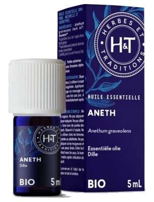 Image de Aneth Bio - Huile essentielle d'Anethum Graveolens 5 ml - Herbes et Traditions depuis Commandez les produits Herbes et Traditions à l'herboristerie Louis