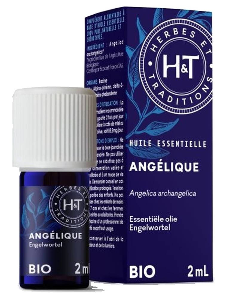Image principale de la modale pour Angélique Bio - Huile essentielle d'Angelica Archangelica 2 ml - Herbes et Traditions