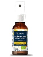Image de Oléopolis Spray gorge Bio - Propolis et Huiles essentielles 20 ml - Dietaroma depuis Sprays aux plantes pour votre bien-être | Louis Herboristerie