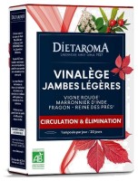 Image de Vinalège Bio - Circulation et Elimination 20 ampoules - Dietaroma depuis Solutions Naturelles pour votre Santé (122)