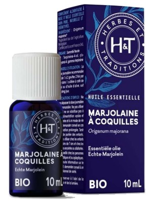 Image de Marjolaine à coquilles Bio - Huile essentielle d'Origanum majorana 10 ml - Herbes et Traditions depuis Commandez les produits Herbes et Traditions à l'herboristerie Louis