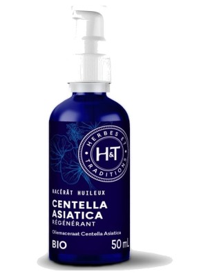 Image de Centella Asiatica Bio - Macérât huileux de Centella Asiatica 50 ml - Herbes et Traditions depuis louis-herboristerie