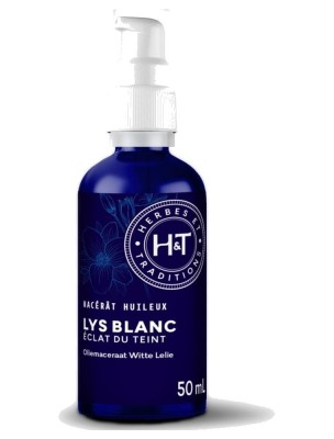 Image de Lys Blanc Bio - Macérât huileux de Lilium Candidum 50 ml - Herbes et Traditions depuis louis-herboristerie